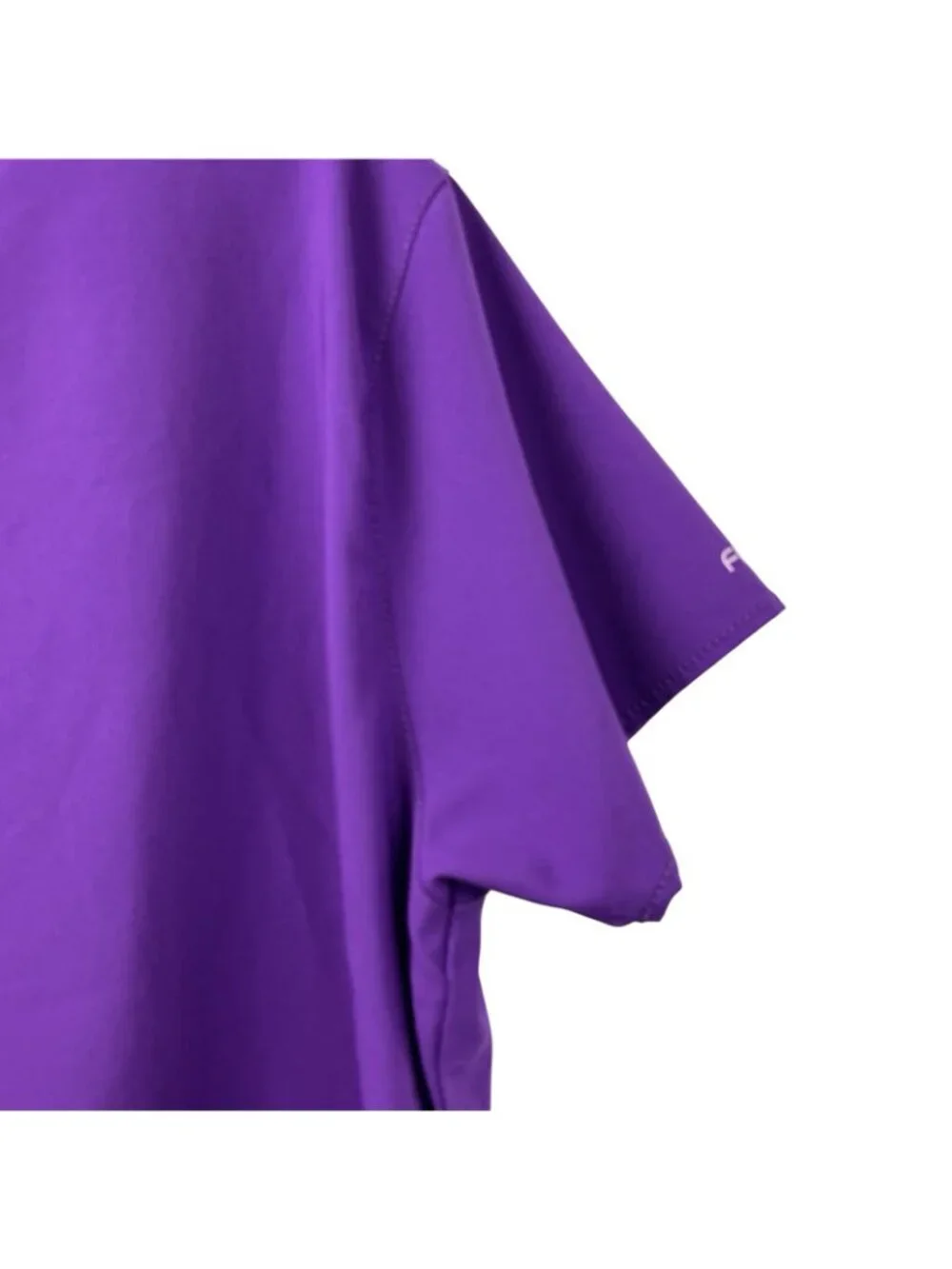 Carhartt Force Modern Fit Scrub Top Womens XL Purple Short Sleeve V Neck Logo - Picture 12 of 15